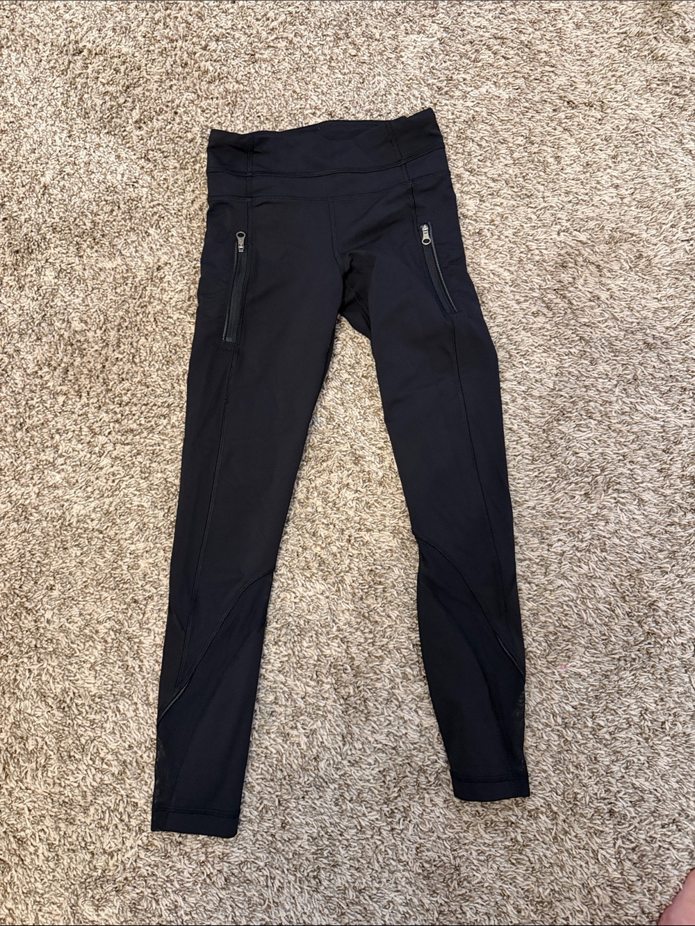 lululemon athletica Black High-Rise Leggings with Zip Pockets